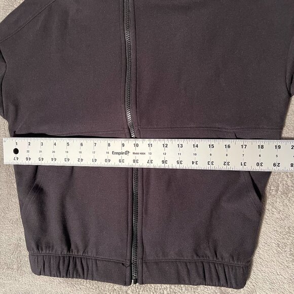 Kyodan women's sweater XS black long sleeve high neck zip soft new - Picture 9 of 9